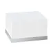 Cal-Mil 3026-55 Luxe Display Riser, 12"W X 10"D X 6.5"H, Rectangular, Metal Body 1 image