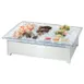 Cal-Mil 3033-55 Ice Pedestal 28.5" W x 20.5" D x 8.5" H Steel LED, PETG Ice Pan, Drainage Hose 1 image