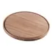 Cal-Mil 3052-78 Charcuterie Board, 12" Dia. Round Walnut Wood With Juice Catcher Cutout 1 image