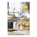 Cal-Mil 315-15-13 Turn N Serve Shallow Round Tray, 15" Diameter x 1" Depth, Black Acrylic, BPA-Free 2 image