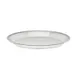 Cal-Mil 315-15-13 Turn N Serve Shallow Round Tray, 15" Diameter x 1" Depth, Black Acrylic, BPA-Free 1 image