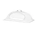 Cal-Mil 324-18 Polycarbonate Dome Display Cover, 18" W x 26" D x 8" H, Cut-Out Side 1 image