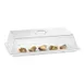 Cal-Mil 327-12 Clear Polycarbonate Display Cover 12" W x 20" D x 4" H Flat-Top Lift-Off BPA-Free 1 image