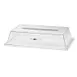 Cal-Mil 329-13 Clear Polycarbonate Display Cover, 13" W x 18" D x 4" H, Long Hinge 1 image