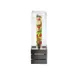 Cal-Mil 3301-3INF-96 Bamboo 3-Gallon Dispenser, 8x8x25.5 in, Acrylic with Wood Crate Stand, BPA-Free 1 image