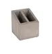 Cal-Mil 3308-110 Aspen Straw Stick Holder, Gray Pine Wood, 5-1/4" x 5-1/4" x 5-1/2" H 1 image