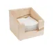 Cal-Mil 3309-71 Blonde Maple Napkin Holder, 6-1/4" x 6-1/4" x 5-1/2" H, Wood, Tabletop Accessory 1 image