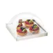 Cal-Mil 3329-12-55 Cold Sampler Tray, 12" W x 13" D x 7.5" H Stainless Steel with Acrylic Flip Lid 1 image