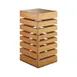 Cal-Mil 3332-10-60 Crate Riser, 12"W X 12"D X 10"H, Square, Slotted Sides For Shelving 1 image