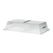 Cal-Mil 334-12 Acrylic Display Cover, 12" W X 18" D X 4" H, Flat Top with Center Hinge 1 image