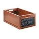 Cal-Mil 3354-12 Crate Housing, 13.5"W X 21.5"D X 7"H, Rectangular, With Handles 1 image