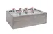 Cal-Mil 3360-12-110 Aspen Ice Bucket, 12½" x 21½" x 6" Gray‑Washed Pine Wood, Hotel Room Supply 1 image
