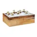 Cal-Mil 3360-12 Ice Housing, 13" W x 21" D x 6.5" H, Pine Wood, Polycarbonate Insert, Non‑Illuminated 1 image