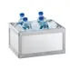 Cal-Mil 3395-10-55 Ice Housing, 10‑3/4"W x12‑3/4"D x6‑3/4"H Rect Polycarbonate Bin with Steel Frame 1 image