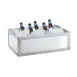 Cal-Mil 3395-12-55 Ice Housing, 12.75" W x 20.75" D x 7.25" H Clear Bin, Brushed Stainless Steel 1 image