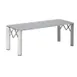 Cal-Mil 3418-7 Industrial Riser, 20"W X 8"D X 7"H, Rectangular, With Legs 1 image