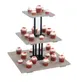 Cal-Mil 3428-110 Aspen 3 Tier Display, 20.75" W X 20.75" D X 20" H 1 image