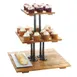 Cal-Mil 3428-99 Madera Riser Display, 20.75"W X 20.75"D X 20"H, 3-Tier, Square 1 image
