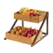 Cal-Mil 3448-84 Sierra Merchandiser, 15.75"W X 17"D X 13"H, 2-Tier, Rectangular 1 image