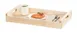 Cal-Mil 3454-1220-71 Blonde Roomservice Tray, 23.25"W x 14.5"D, Maple Color Finish, Wood 1 image