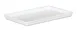 Cal-Mil 3463-15W Room Service Tray – 9" x 13" x 1" White Melamine Plastic – Ideal for Food Service 2 image