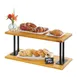 Cal-Mil 3473-99 Madera Riser, 24"W X 10"D X 12"H (2) Shelves, Rustic Pine 1 image