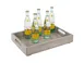 Cal-Mil 3475-1-110 Aspen Room Service Tray, Rectangular 13" x 16" Gray‑Washed Pine Wood Serving Tray 2 image