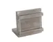 Cal-Mil 3483-23-110 Aspen Card Holder, 2" x 3"H, Gray-Washed Pine Wood 1 image