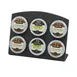 Cal-Mil 3485-6-13 Classic K-Cup® Holder, 6.75"W X 2"D X 5.5"H, Accommodates (6) K-Cups, Abs 1 image