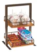 Cal-Mil 3494-2-84 Sierra Merchandiser, 2-Tier (2) Adjustable Shelves To Sit Straight Or Slanted 1 image