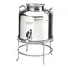 Cal-Mil 3497-3-55 Beverage Dispenser, 3‑Gallon, 14x14x18 in, 18/10 Stainless Steel, Base, Screw Lid 1 image
