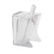 Cal-Mil 355 Scoop Holder - 6" W x 5-1/4" D x 11-1/2" H Clear PC, Hinged Lid, Fits Scoop 1029-32 1 image
