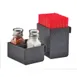 Cal-Mil 3573-13 Stir-Stick Holder, Black Plastic, 3-1/2" W x 4" H, Bar & Cafe Straw Dispenser 2 image
