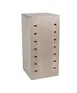 Cal-Mil 3627-110 Aspen Crate Riser, 9" X 9" X 18"H, Has Cutouts To Insert Brackets To Support Shelves 1 image