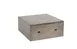 Cal-Mil 3628-4-110 Aspen Crate Riser, 12" x 12" x 4" Wood, Grays 10‑19" W/D, 2‑Step, Bracket Cutouts 1 image