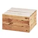 Cal-Mil 3628-7-99 Madera Crate Riser, 12"W X 12"D X 7"H, Square, Slotted For Brackets 1 image