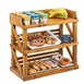 Cal-Mil 3637-99 Madera Shelf Riser, 24"W X 12.25"D X 24"H, 3-Tier, Rectangular 1 image