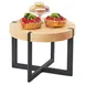 Cal-Mil 3642-12-71 Display Riser, 12" Dia. X 9"H, Round, Black Metal Base 1 image
