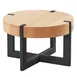Cal-Mil 3642-9-71 Display Riser, 9.5" Dia. X 6"H, Round, Black Metal Base 1 image
