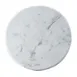 Cal-Mil 3656-12-81M Tray, 12" Dia. Round Melamine Faux Carrara Marble, Dishwasher Safe, Grays 1 image