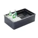 Cal-Mil 368-12-17 Ice Pan Housing – 12" W x 20" D x 6" H Rectangular Plastic Insulated Black Finish 1 image