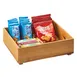 Cal-Mil 3682-1210-99 Madera Stacking Box, 12"W X 10"D X 3.5"H, Rectangular (4) Feet 1 image