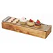 Cal-Mil 3699-623-99 Pine Ice Display, Rectangular 23" W x 7-3/4" D x 3-1/2" H, Liner & Madera Base 1 image