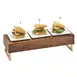 Cal-Mil 3724-49 Mid-Century Reversible Riser, 20"W X 7"D X 6"H, Flip To Utilize As Basket 1 image