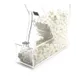 Cal-Mil 373-H Topping Bin, 4" W x 11" D x 11" H, Clear BPA-Free Plastic, Stackable Holster, Mag Lid 1 image