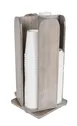 Cal-Mil 378-110 Aspen Revolving Cup & Lid Organizer, 9" x 9" x 18-1/2" Gray-Washed Pine Wood 2 image