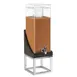 Cal-Mil 3804-3-87 Cinderwood 3‑Gallon Dispenser, 8"W x 8"D x 26"H, Acrylic, Ice Chamber, BPA‑Free 2 image