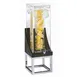 Cal-Mil 3804-3-87 Cinderwood 3‑Gallon Dispenser, 8"W x 8"D x 26"H, Acrylic, Ice Chamber, BPA‑Free 1 image