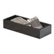 Cal-Mil 3819-87 Cinderwood 2-Compartment Oak Wood Flatware Organizer, 15-1/8W x 5-1/2D x 4-3/8H, Dark Ash Gray 1 image