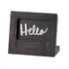 Cal-Mil 3825-23-87 Cinderwood Cardholder, 5"W X 2-5/8"D X 4.25"H O.A., Rectangular, 2" X 3.5" Card Size 1 image